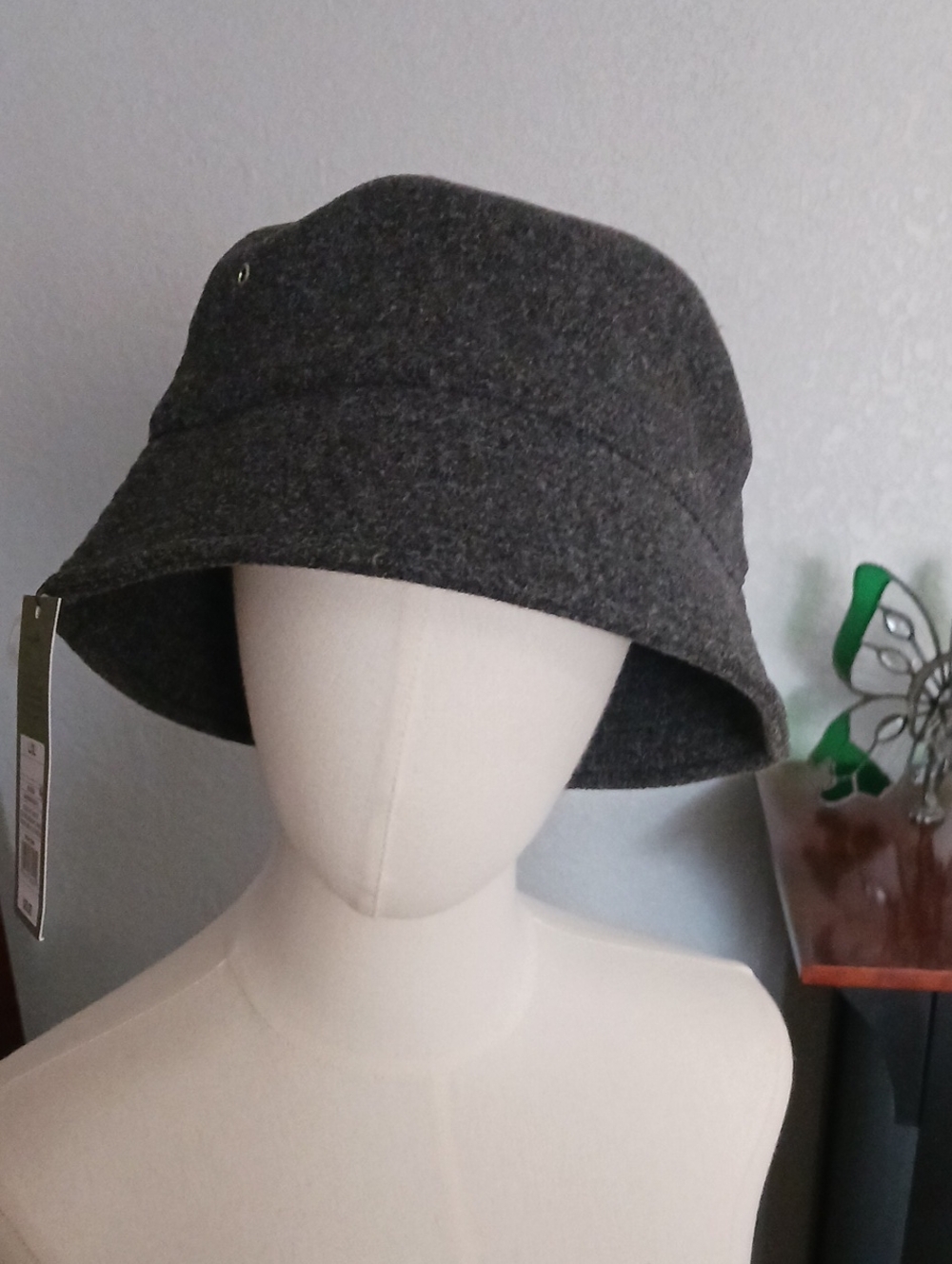 NEW! Goodfellow & Co Charcoal Gray Winter Bucket Hat
